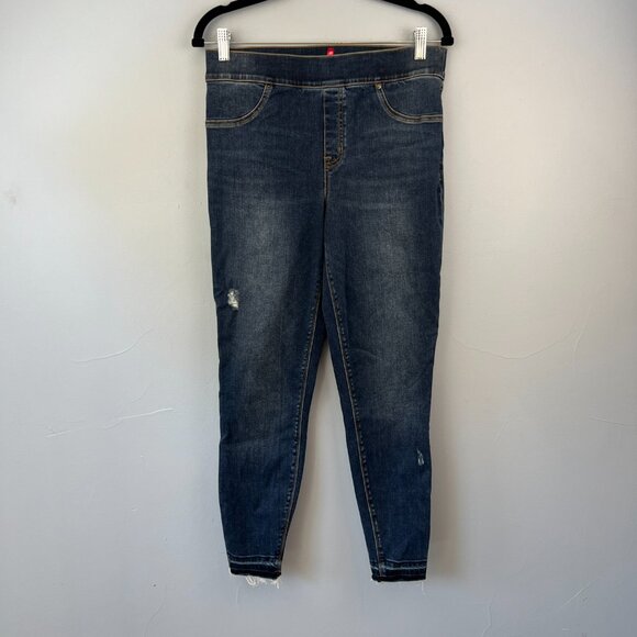 SPANX‎ Distressed Skinny Jeans #20203R Size L - Picture 4 of 10